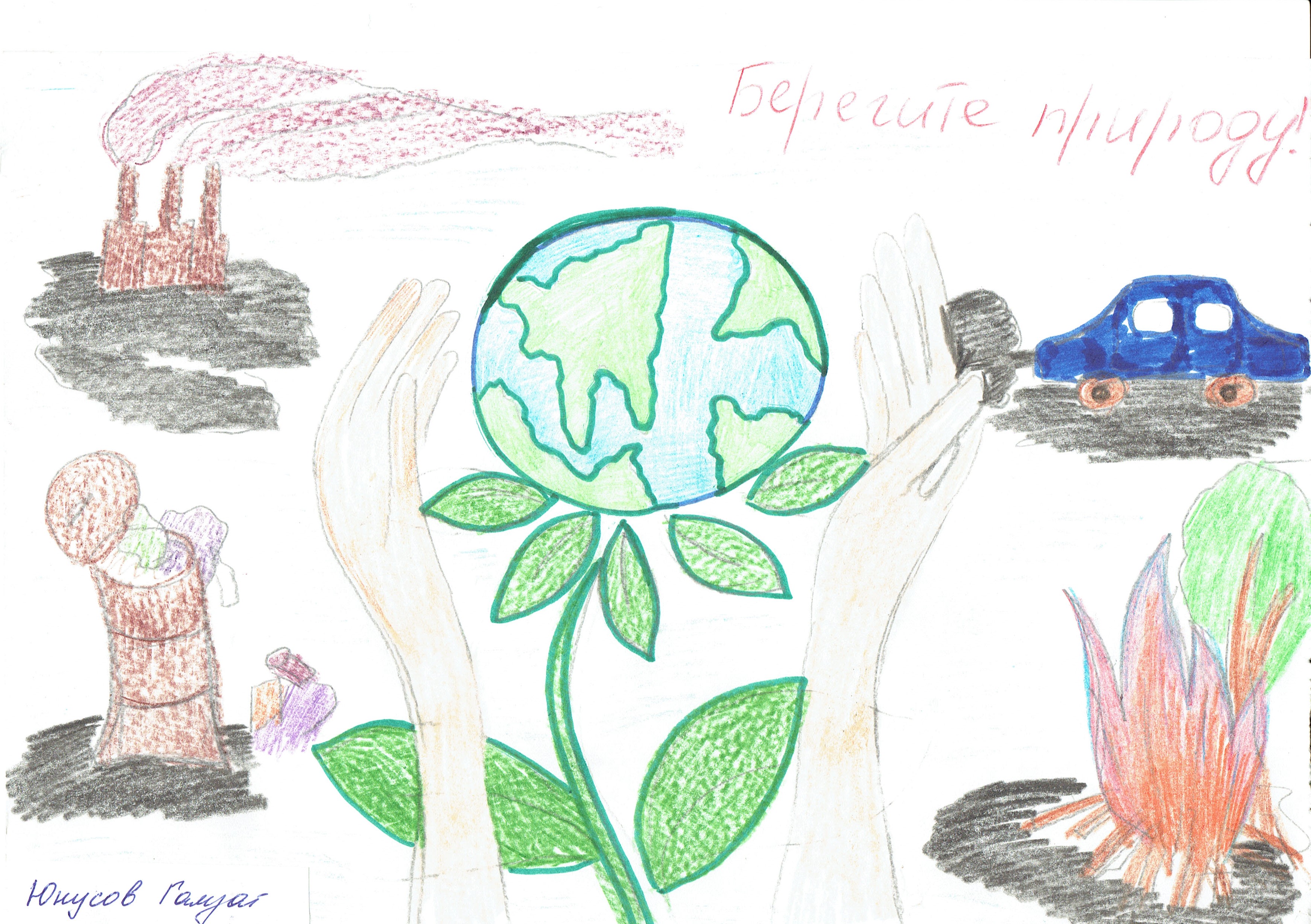 Рисунки детей на тему экология